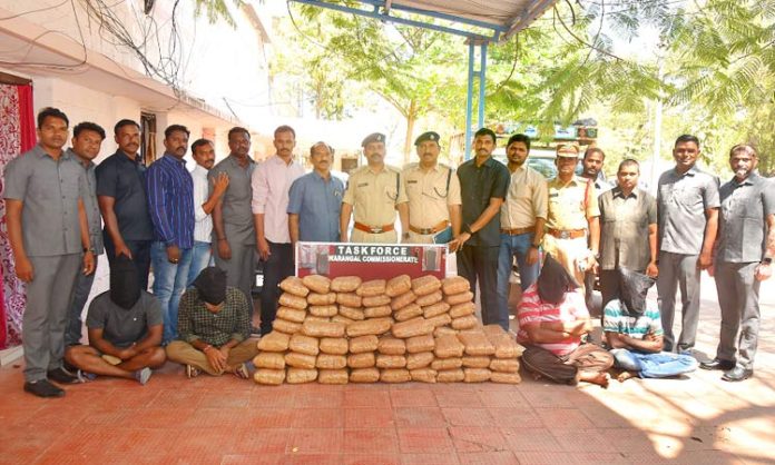 vice sarpanch gang involved in ganja smuggling arrested