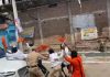 ABVP activists obstructed Minister KTR convoy
