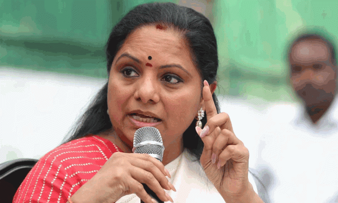 mlc kavitha comments on BJP