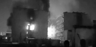 Fire in Swapnalok Complex