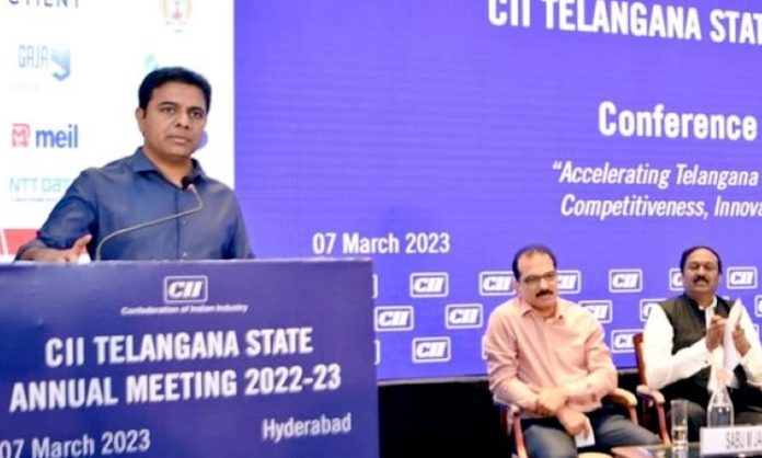 KTR Speech at CII Telangana Annual Meeting