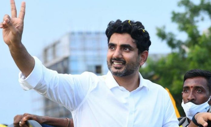 Break to Nara Lokesh padayatra over MLC Polls