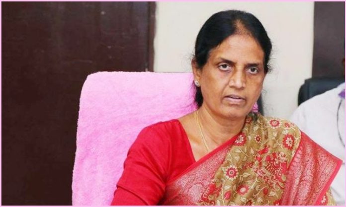 Minister Sabitha Indra Reddy responded on TSPSC paper leak