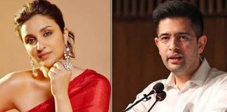 Parineeti Chopra and Raghav Chadha spotted at Delhi Airport
