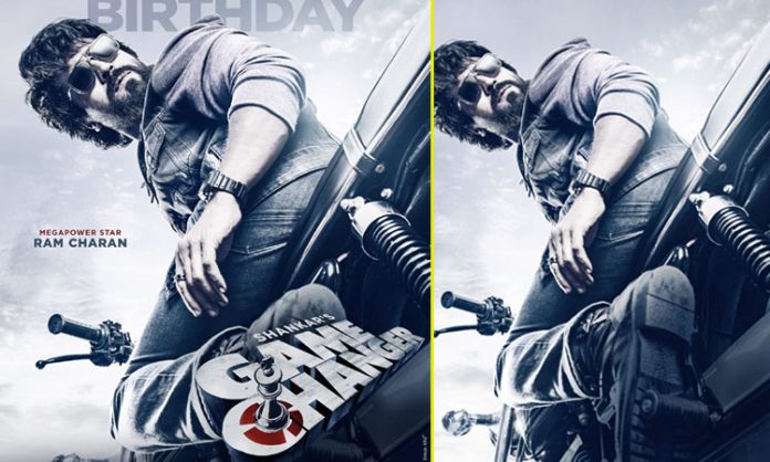 Ram Charan first look for Game Changer