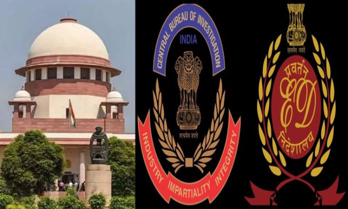 Opposition Parties petition in SC over ED and CBI Raids