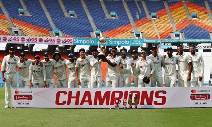 Team India won BGT