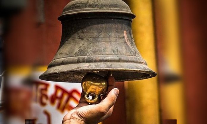 Why do we ring the bell in the temple