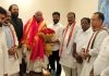 Telangana Congress leaders meet Mallikarjun Kharge