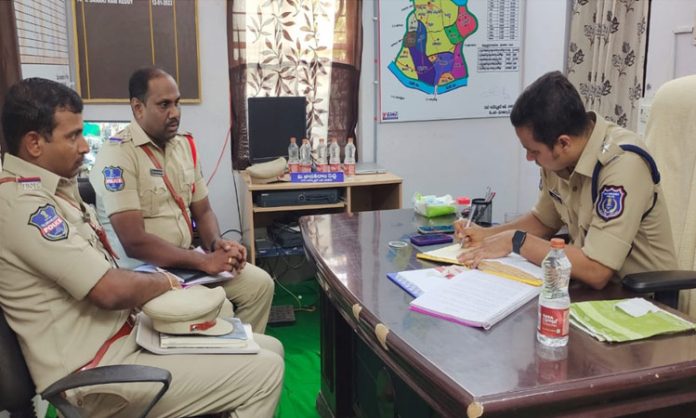 DCP inspected Mothkur police station