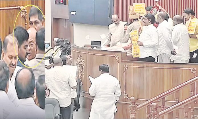 Clash in AP assembly