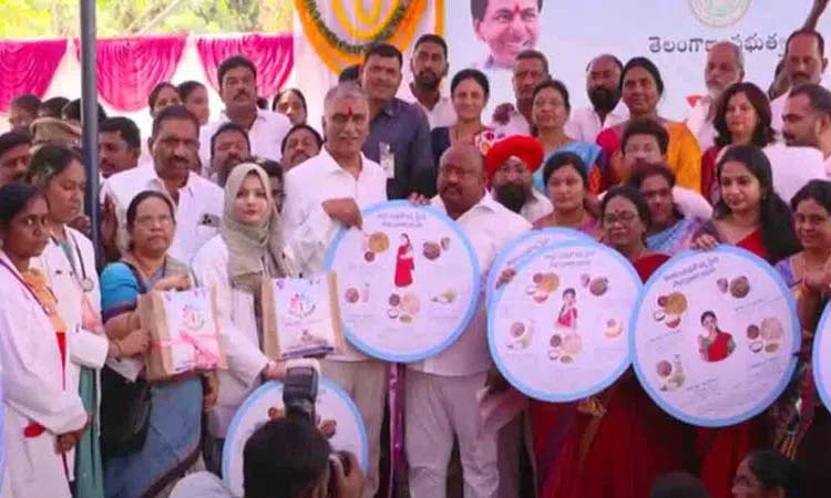 Minister Harish Rao launched Arogya Mahila Scheme
