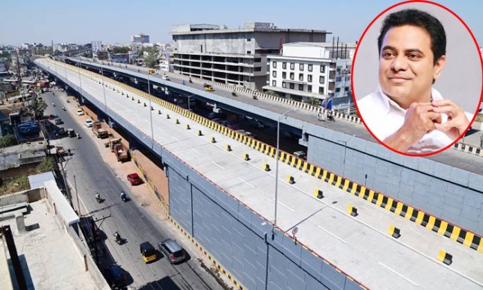 Minister KTR will inaugurate the LBnagar flyover today