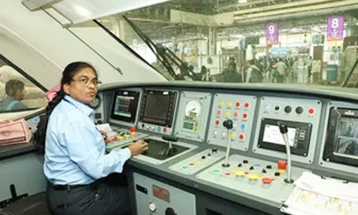 Surekha drove the Vande Bharat Express train