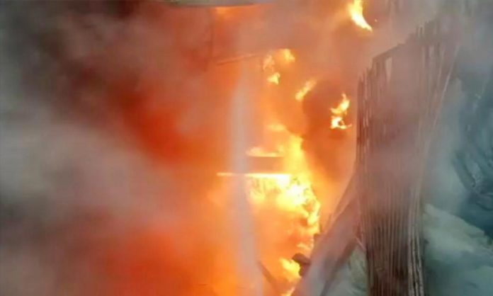 Fire Accident in Rajendra Nagar' Godown