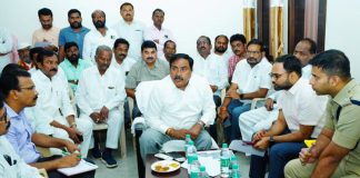 KTR's arrival at Thorrur on 8th of this month