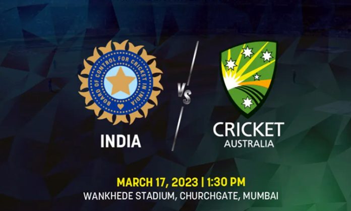 IND vs AUS First ODI Match on March 17