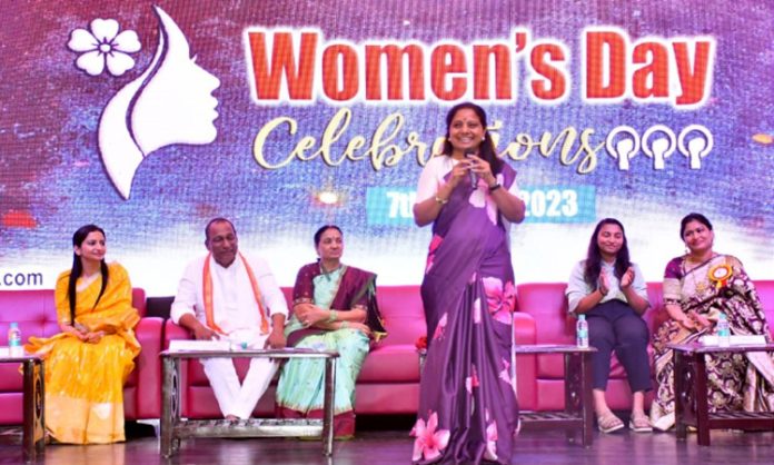 MLC Kavitha calls to fight for 33% women reservation