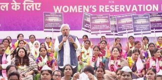 Kavitha strike for women reservation