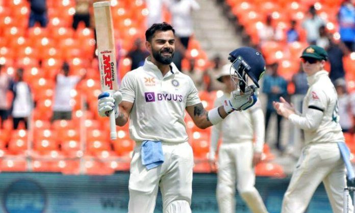 Virat Kohli Hit Century in 4th test against AUS