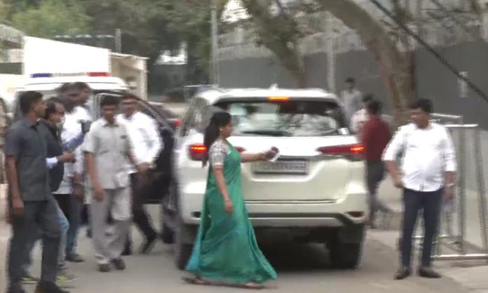 Kavitha reached ed office