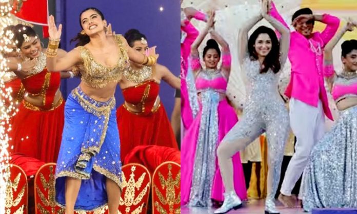 Rashmika Mandanna and Tamanna dance in IPL inauguration