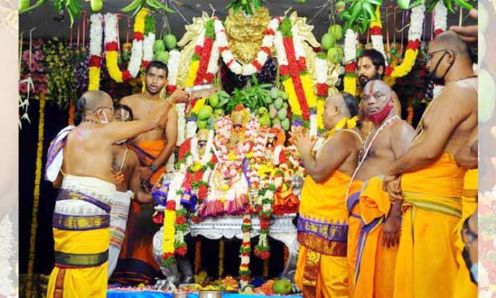 Bhadradri Ramaiah Kalyanotsava Talambras Home Delivery to Devotees