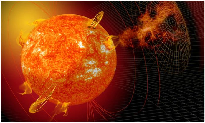 Solar storm hits Earth