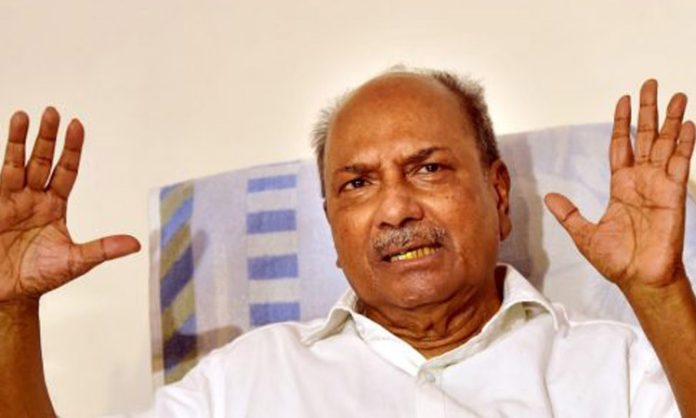 AK Antony hurt after son Anil joins BJP
