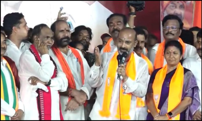 BJP Nirudyoga March in Palamuru and Khammam