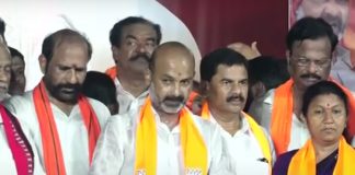 BJP Nirudyoga march in warangal