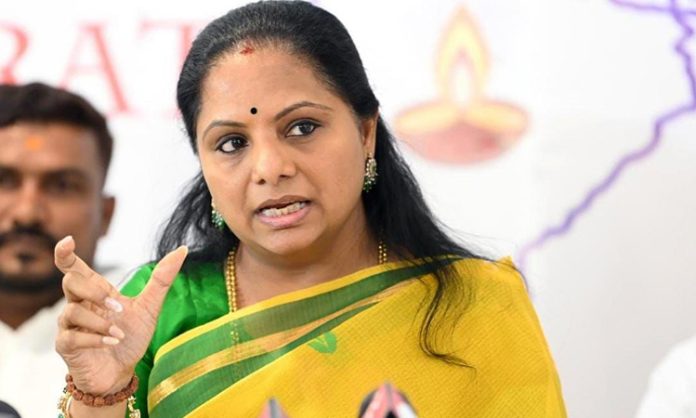 BRS MLC Kavitha injury