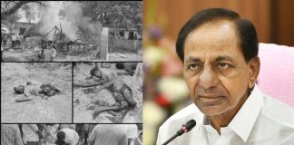KCR shocked fire incident