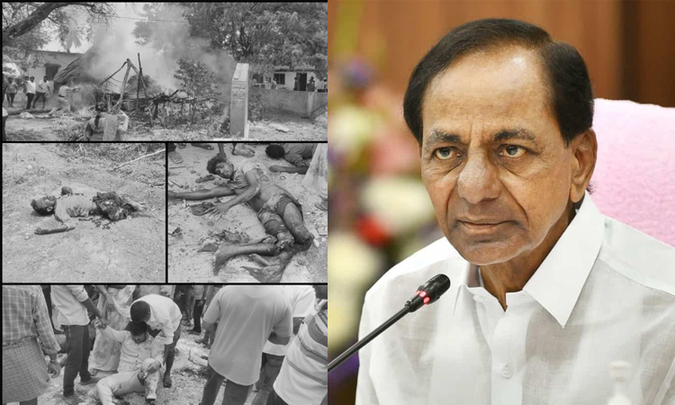 KCR shocked fire incident