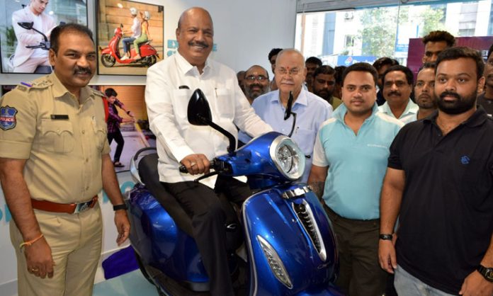 Siddhi Vinayaka automobiles launches new Chetak experience center
