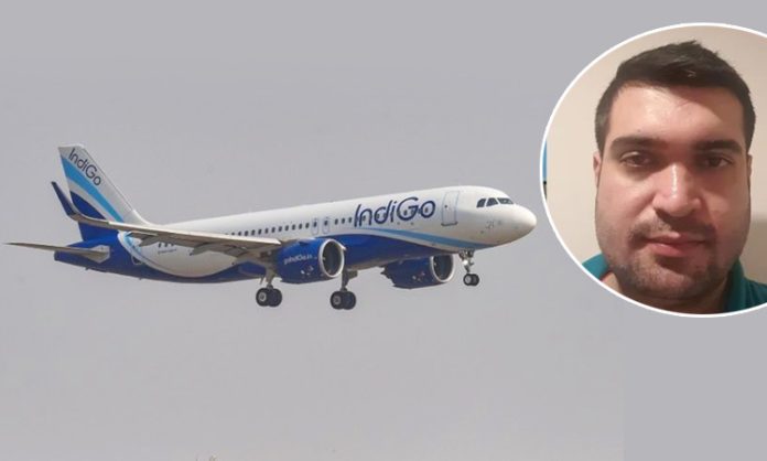 Drunk passenger tries to open door on indigo flight