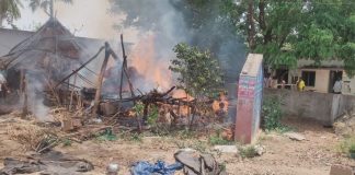 Bandi Sanjay React on BRS meeting trigger fire in Khammam