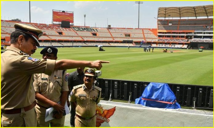 Heavy security at Uppal Stadium