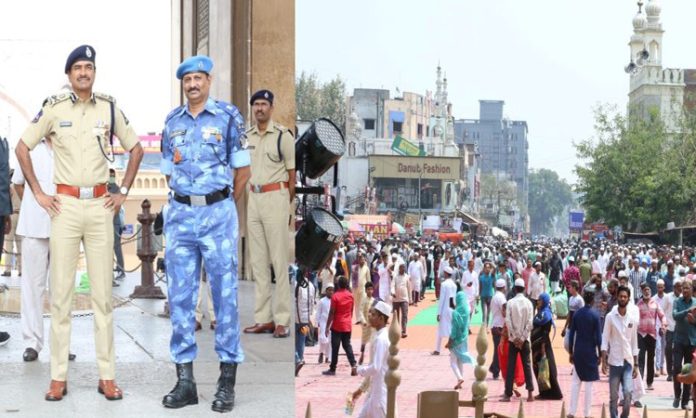 Huge Security Arrangements at Charminar