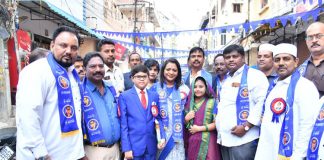 Hyderabad Mayor Pays Tribute to BR Ambedkar
