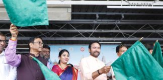 Kishan Reddy launched the Bharat Gaurav train in Secunderabad