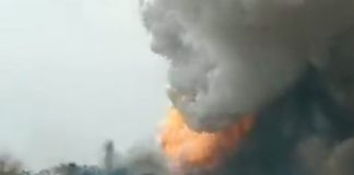 Massive fire breaks out at firecracker company in Aravalli