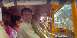 Minister Harish Rao took the avatar of an auto worker