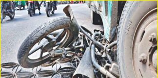 Road accident in wanaparthy district