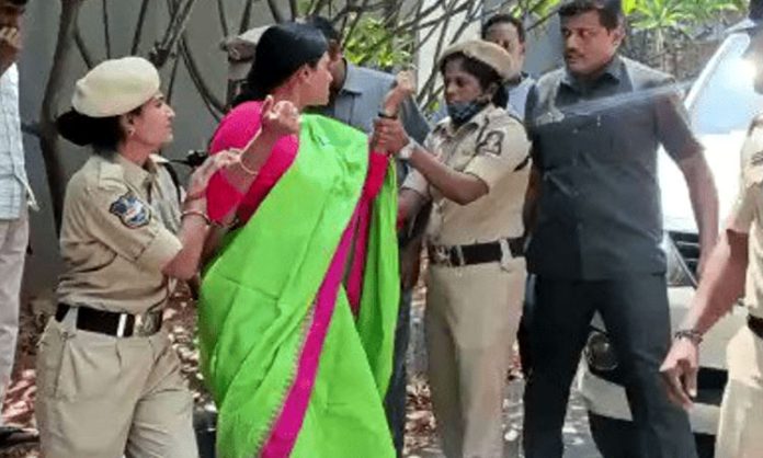 YS Sharmila Arrested by Jubilee Hills Police