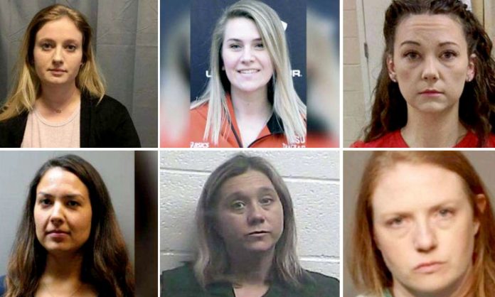 6 Female Teachers arrested