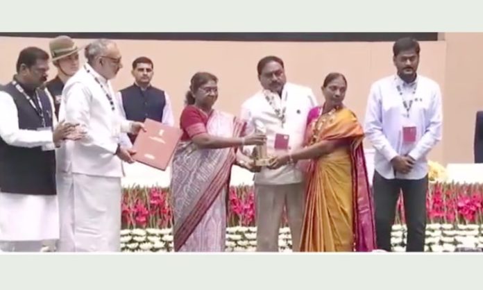 Telangana is once again a crop of awards at the national level