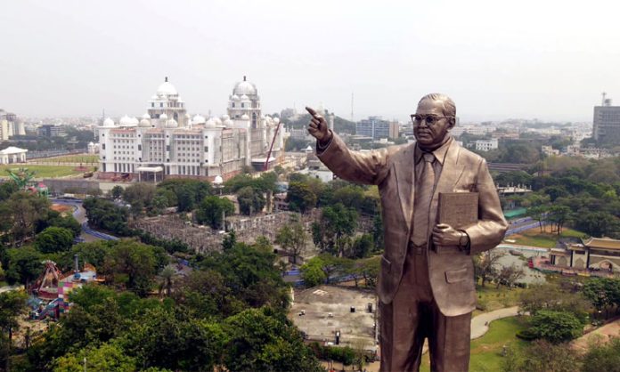 Traffic restrictions at Ambedkar statue