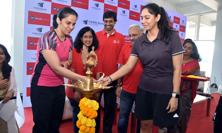 Kotak Pullela Gopichand Badminton Academy launch in Gachibowli