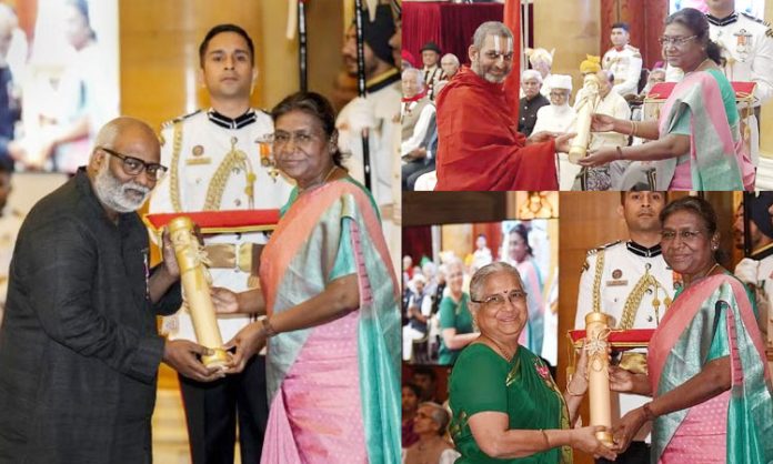 Chinna Jeeyar, Keeravani who received “Padma” awards
